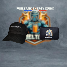 Casquette Fueltank Energy Drink + 2 patchs interchangeable